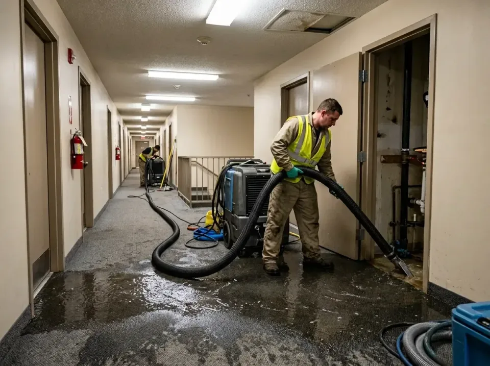multi-unit-apartment-hallway-f-005 — frequently asked questions, Emergency Burst Pipe Water Extraction & Removal in Fitchbur…